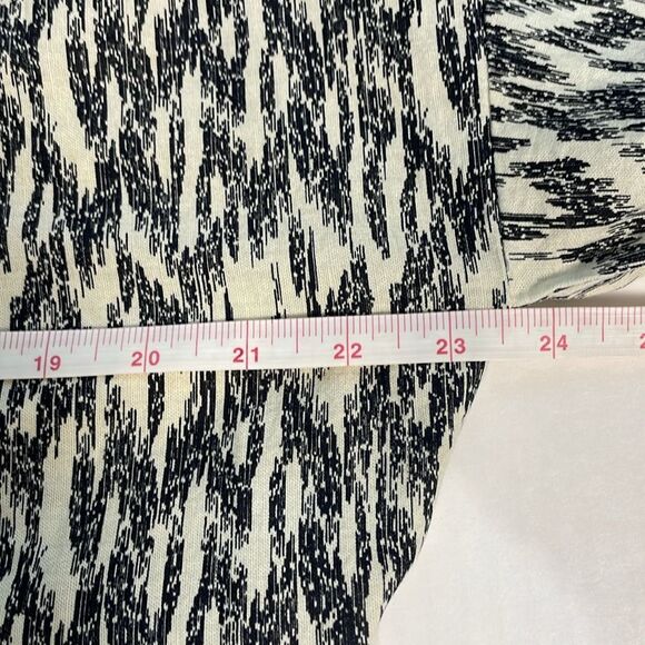 Zara Black and Off-white Dress with Embroidery and Beading Cotton/Linen Blend XL - Picture 11 of 15